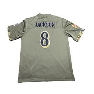Baltimore Ravens | Men’s Large Lamar Jackson “Salute to Service” Jersey